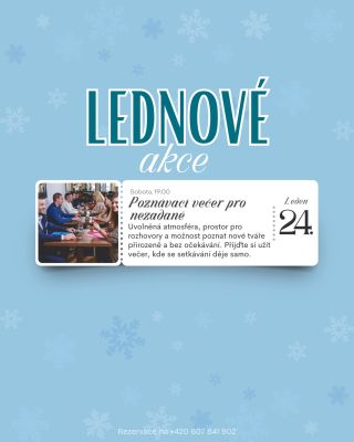 Nový rok je tu, co by dup, a tak nezastavujeme! Řítíme se do další sezony! Tady máte náš program na první tři měsíce 2026...